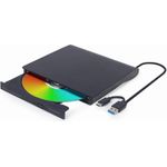 Gembird DVW EXT SLIM DVD-USB-031 black USB-C&3.1 DVD CD (DVD-USB-031)