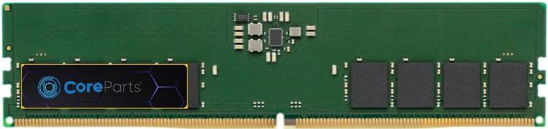 CoreParts MMKN144-32GB. Komponente für: Laptop, Speicherkapazität: 32 GB, Speicherlayout (Module x Größe): 1 x 32 GB, Interner Speichertyp: DDR5, Speichertaktfrequenz: 4800 MHz, Memory Formfaktor: 288-pin DIMM, CAS Latenz: 40 (MMKN144-32GB)
