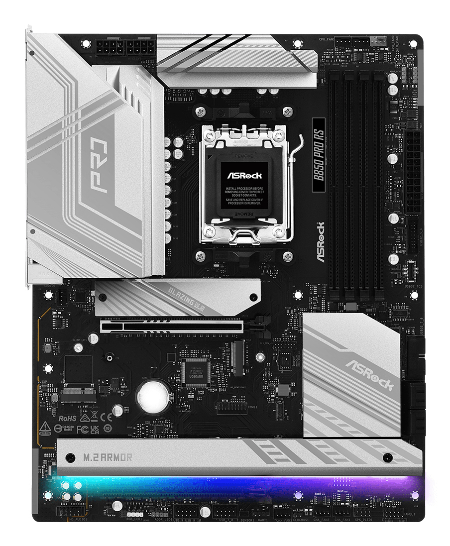 ASRock B850 Pro RS ATX Mainboard Socket AM5 AMD B850