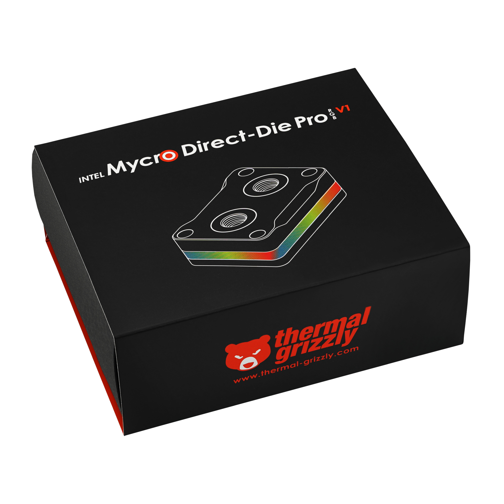 Thermal Grizzly Mycro Direct-Die Pro Intel Wasserblock Schwarz