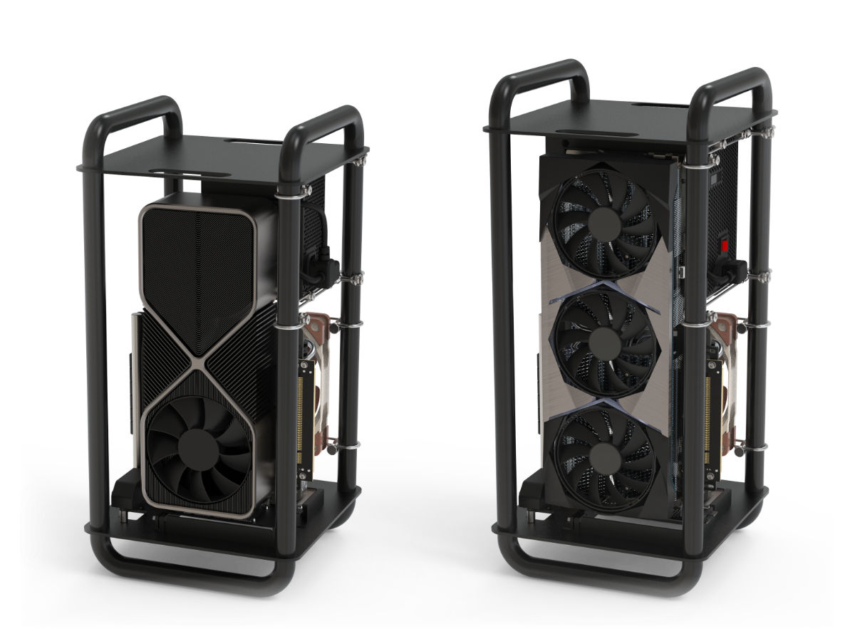 Streacom DA6 XL Mini-ITX Gehäuse Schwarz