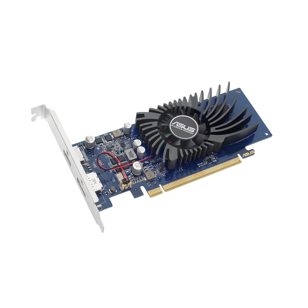 ASUS GeForce GT 1030 GT1030-2G-BRK Grafikkarte 2 GB GDDR5 PCIe 3.0 HDMI DisplayPort Schwarz Blau