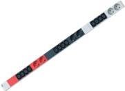 Bachmann IT PDU ALU 0HE Vertikal 12x C13 6x Schuko 3x16A CEE rot 821mm