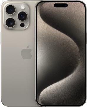 Apple iPhone 15 Pro Max 17 cm (6.7") Dual-SIM iOS 17 5G USB Typ-C 1 TB Titan (MU7J3ZD/A)