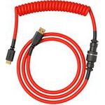 Glorious PC Gaming Race GMMK Coiled Cable Crimson Red Spiralkabel USB-C/USB-A - rot/schwarz (GLO-KB-ACC-CBL-COIL-CRED)