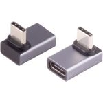 S/CONN maximum connectivity USB-C® Adapter, 4.0, 90° Winkel oben/unten, Pro (13-60002)