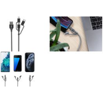 ANSMANN Daten-/Ladekabel USB 3in1 120cm (1700-0136)