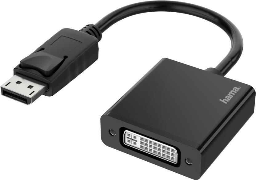 Hama Video-Adapter, DisplayPort-Stecker - DVI-Buchse, Ultra-HD 4K (00200336)