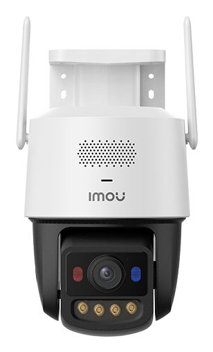 Imou Titan Pro 6 MP IP-Sicherheitskamera WiFi+PoE Dome Schwarz, Weiß