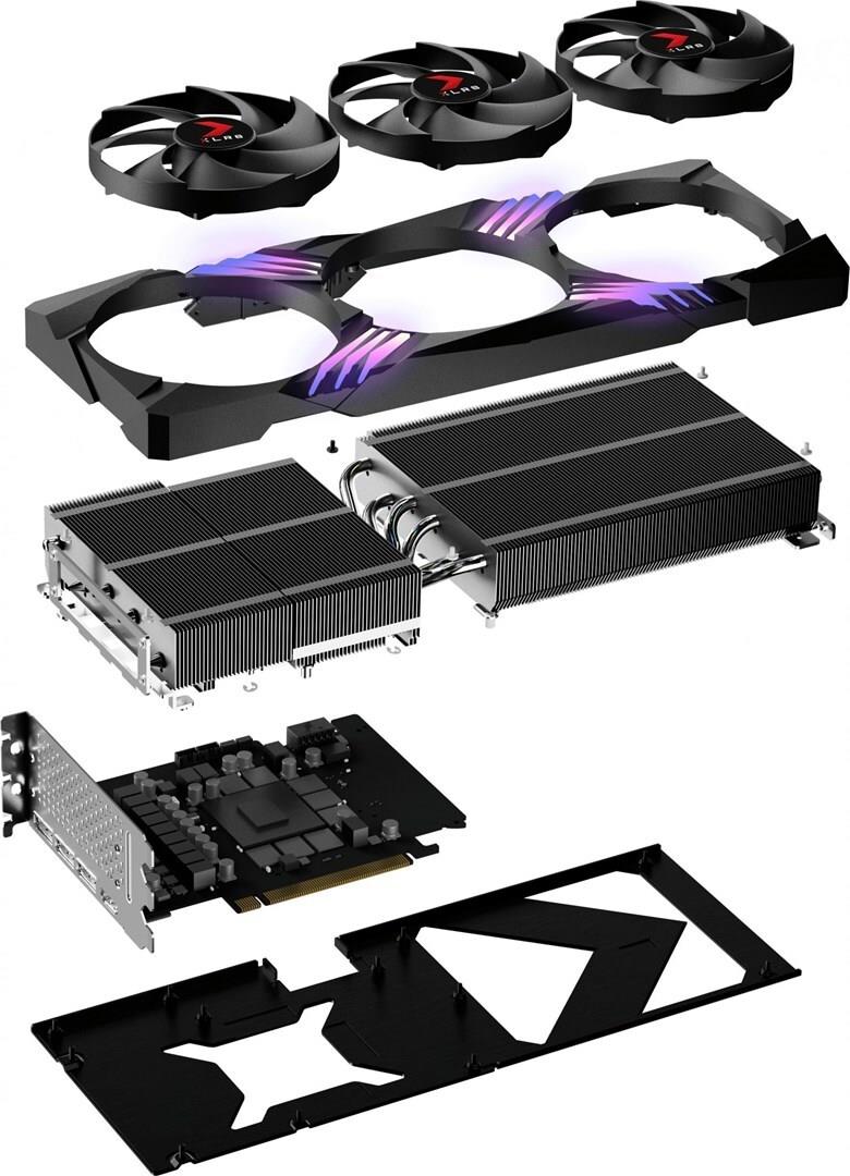 PNY GeForce RTX 4070 Ti SUPER XLR8 Gaming Verto Epic-X RGB 16GB GDDR6X (VCG4070TS16TFXX1-BLK)