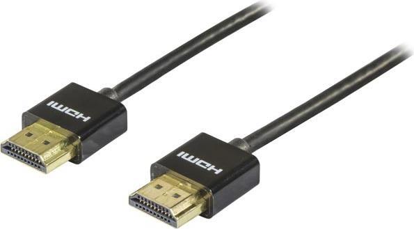 Deltaco HDMI-1091 HDMI-Kabel 1 m HDMI Typ A (Standard) Schwarz (HDMI-1091)