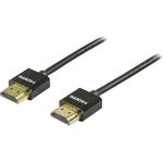 Deltaco HDMI-1091 HDMI-Kabel 1 m HDMI Typ A (Standard) Schwarz (HDMI-1091)