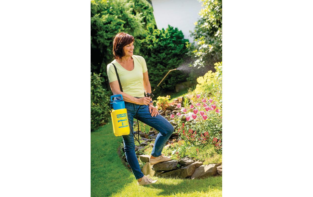 GLORIA Prima 3 Drucksprühgerät 3 l Blau, Gelb