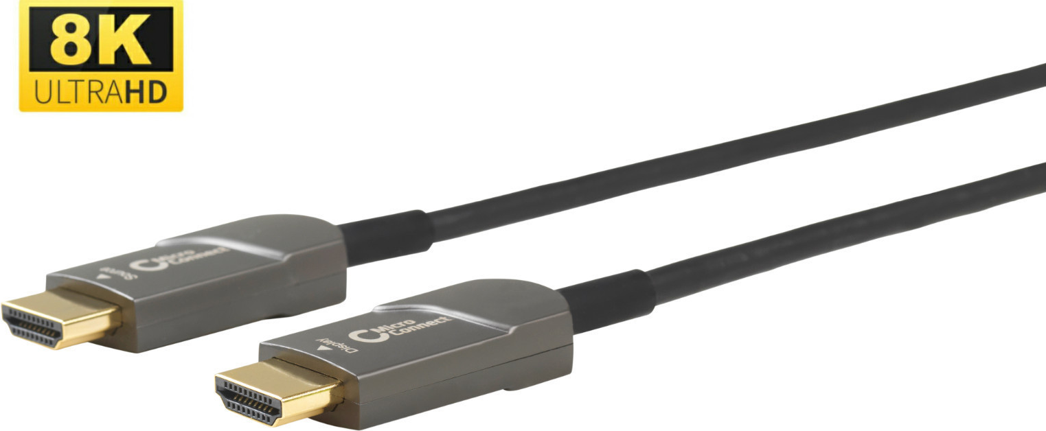 Microconnect HDM191920V2.1OP HDMI-Kabel 20 m HDMI Typ A (Standard) Schwarz (HDM191920V2.1OP)