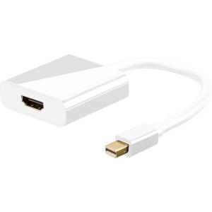 Wentronic Goobay mini DisplayPort zu HDMI Adapterkabel 1.2, Mini DisplayPort-Stecker, 0.1 m - Mini DisplayPort-Stecker > HDMI™ Standard-Buchse (Typ A) (67880)