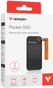 Verbatim Pocket SSD USB 3.2 2TB Black/Orange 32197 (32197)