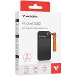 Verbatim Pocket SSD USB 3.2 2TB Black/Orange 32197 (32197)