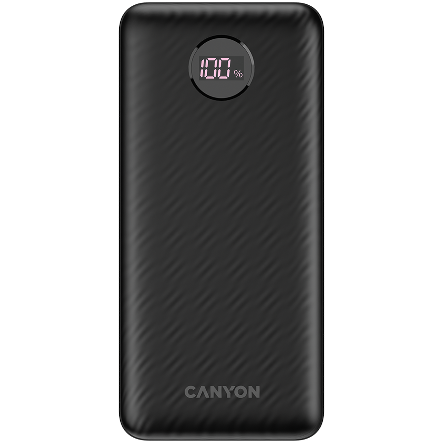 Canyon Powerbank PB-2002 20000 mAh PD/QC/Display black retail (CNE-CPB2002B)