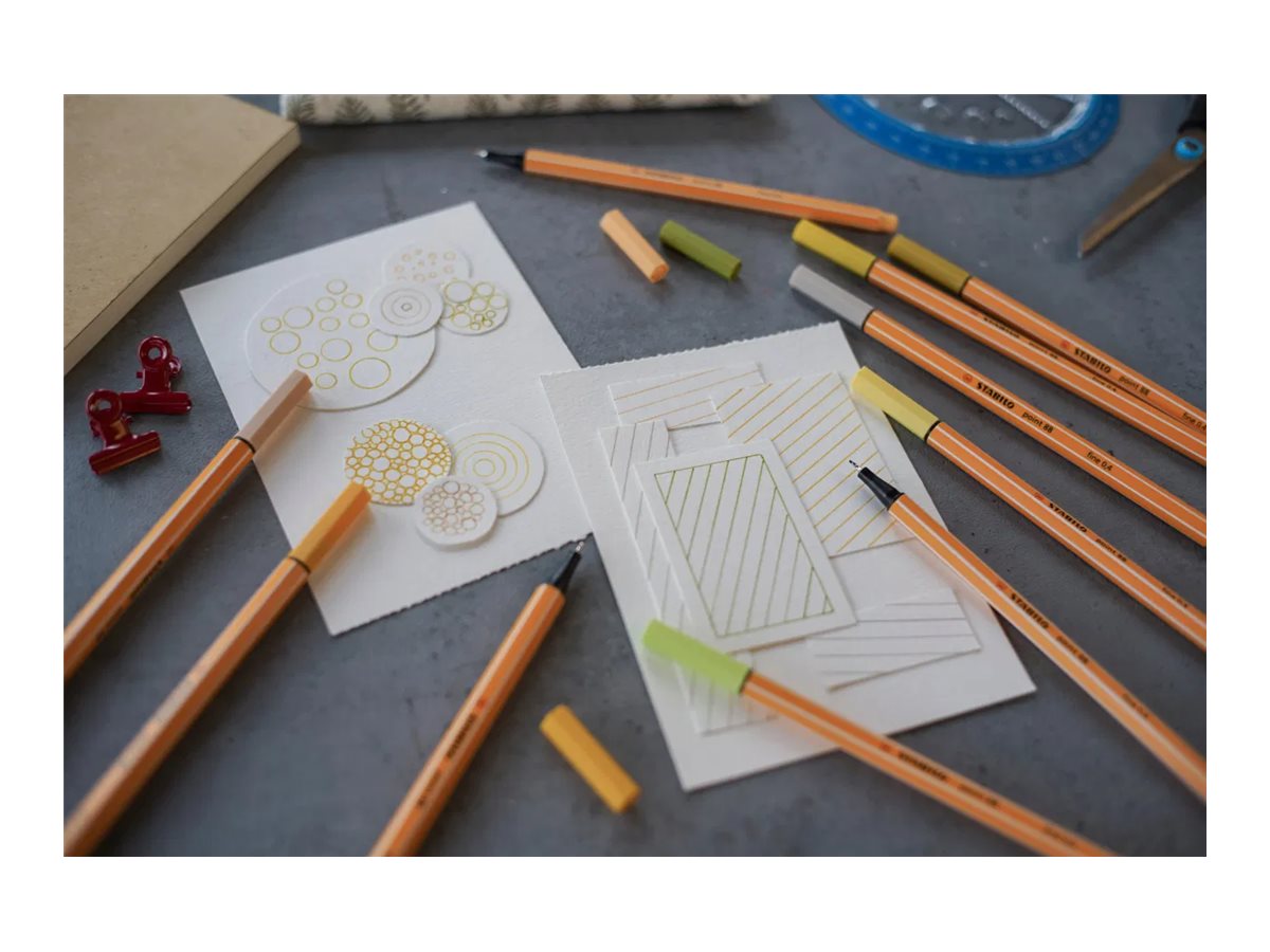 STABILO point 88 Fineliner 0,4 mm 18er-Set farbsortiert