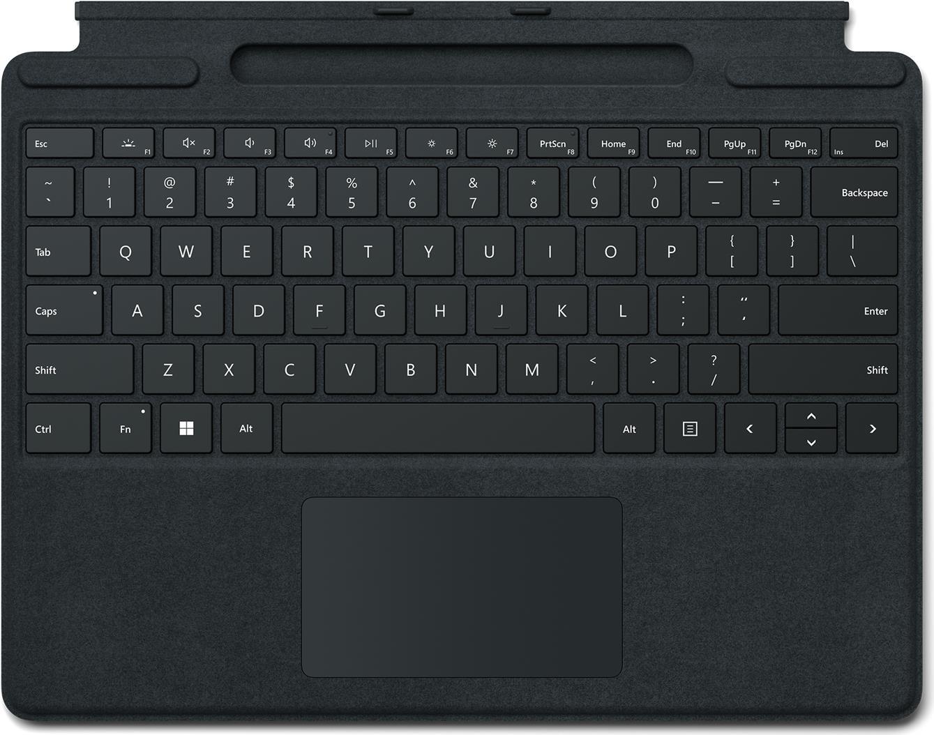 Microsoft Surface Pro Signature Keyboard Schwarz Microsoft Cover port QWERTY Portuguesisch (8XB-00011)