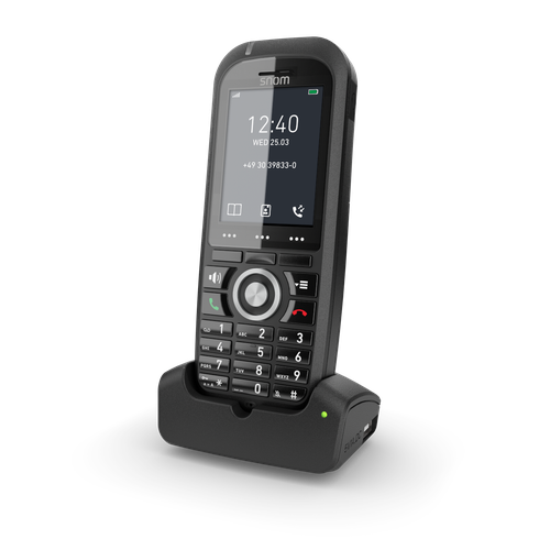 Snom M70 DECT-Telefon-Mobilteil Anrufer-Identifikation Schwarz (4423)