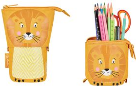 Herlitz Lion Weiches Federmäppchen Polyester Orange - Gelb (50043682)