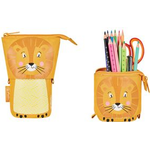 Herlitz Lion Weiches Federmäppchen Polyester Orange - Gelb (50043682)