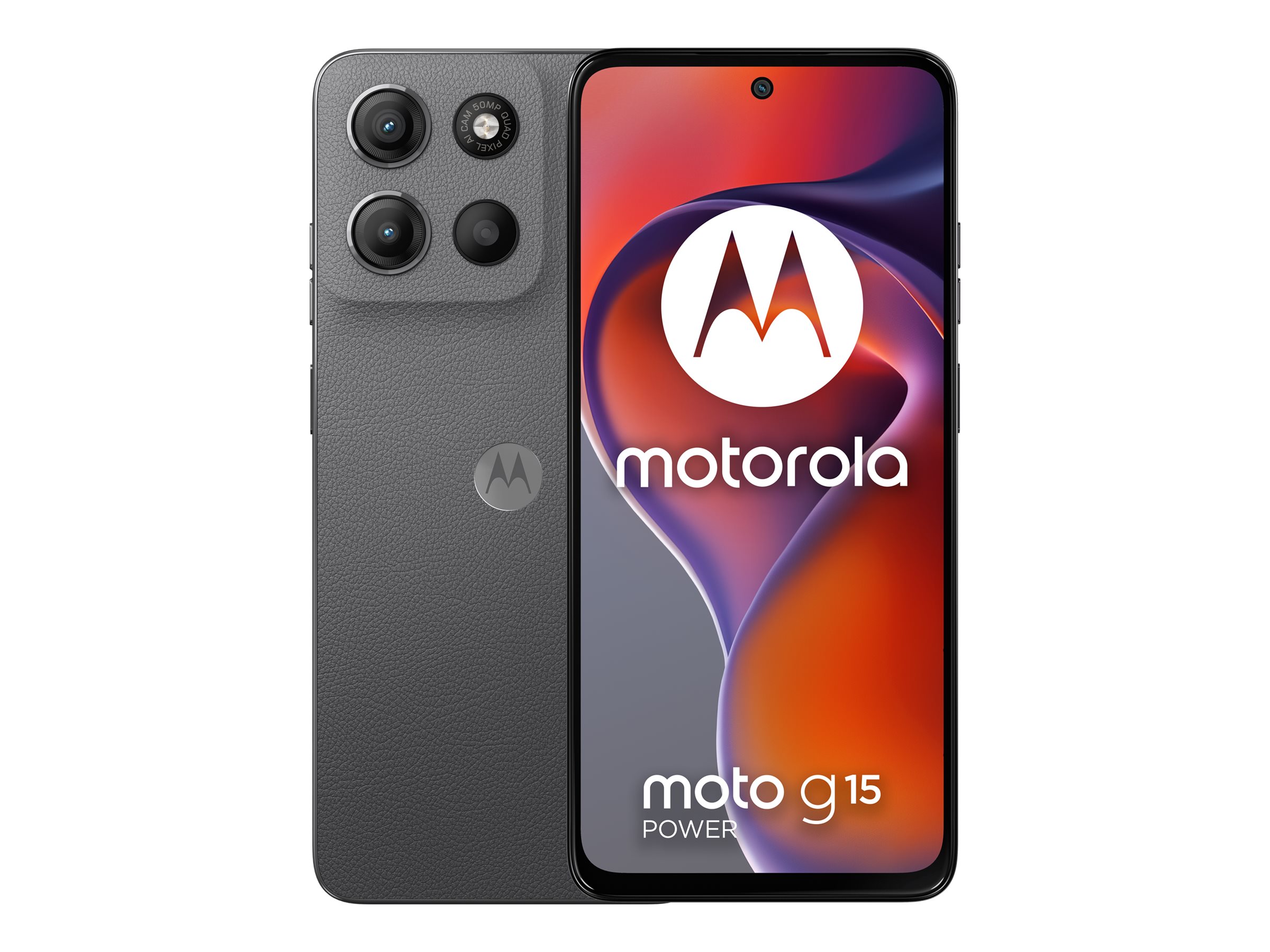 Motorola moto g15 Power 6,72" Dual-SIM 8 GB RAM 256 GB 6000 mAh Android 15 Schwerkraftgrau