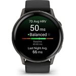 Garmin Venu 4 Smartwatch 45mm schwarz/schiefergrau (010-03014-00)