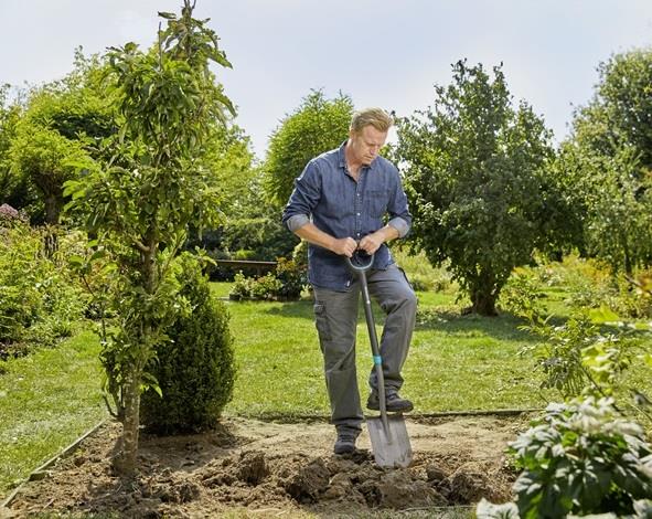 Gardena 17012-20 Schaufel/Kelle Entwässerungsschaufel Stahl Schwarz (17012-20)