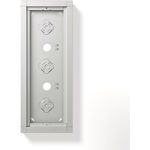 Siedle Aufputzgehäuse GA 612-3/1-01 SM silber-metallic (210012247-00)