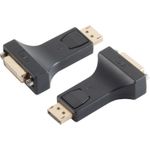 shiverpeaks ®-BASIC-S--Adapter, Displayport-Stecker auf DVI-Kupplung (24+1), vergoldete Kontakte (BS77402)
