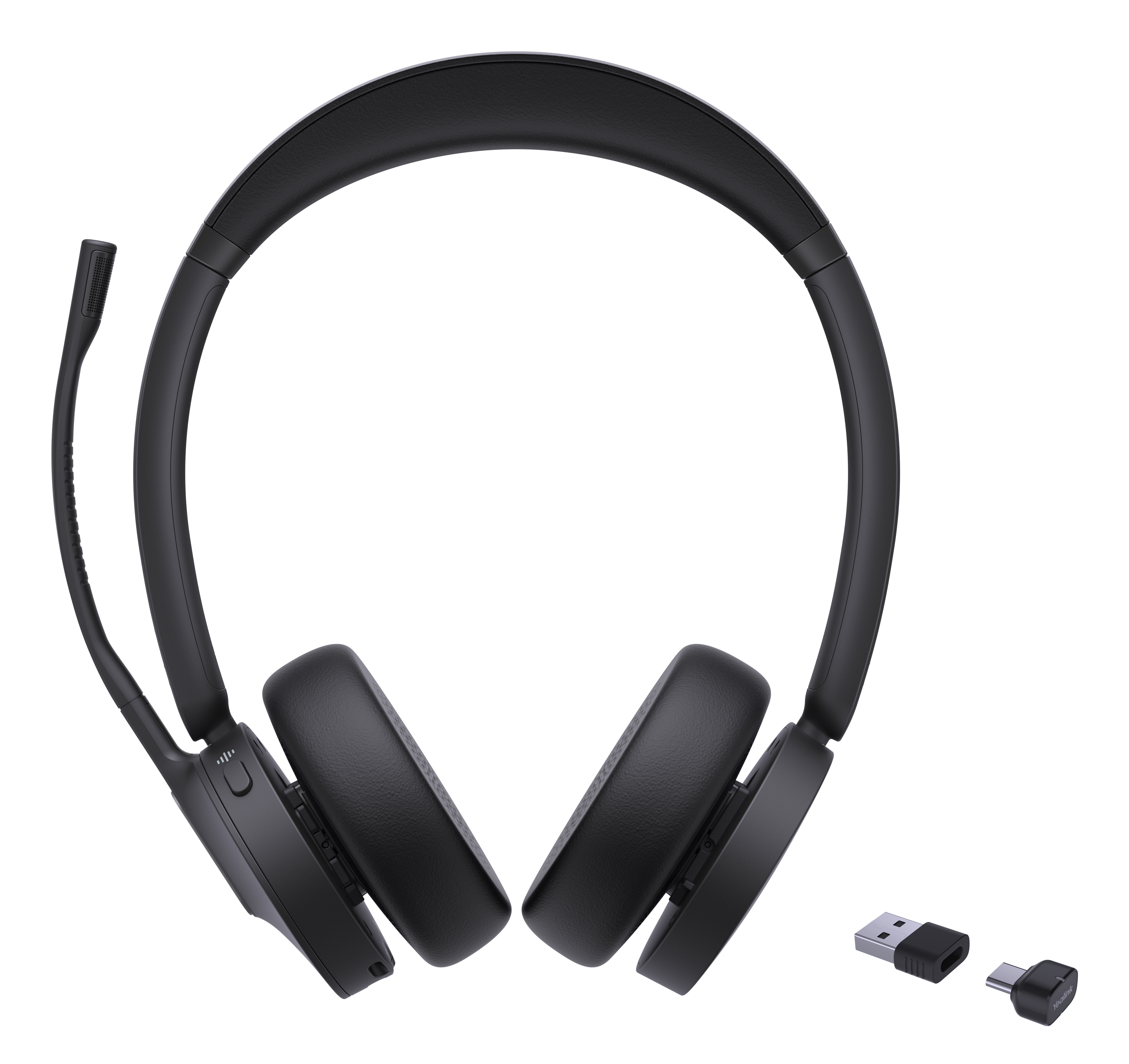 Yealink BH70 Dual On-Ear Bluetooth Headset Schwarz