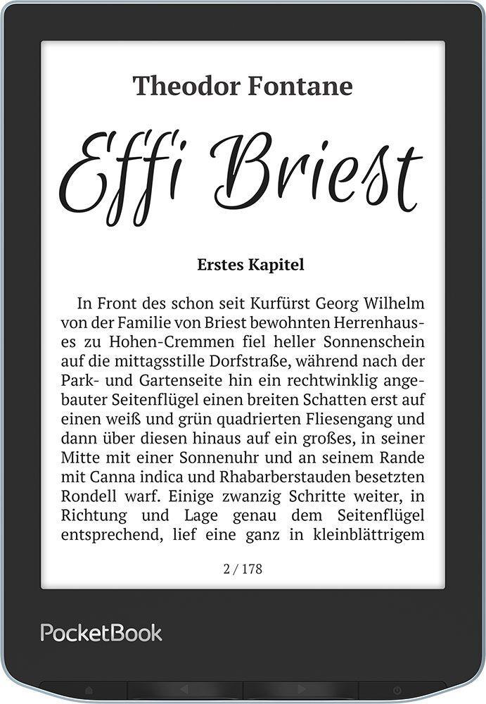 PocketBook Verse eBook-Reader 6" E Ink Carta 8 GB Wi-Fi USB-C Hellblau