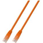EFB-Elektronik RJ45 Patchkabel Cat.5e U/UTP PVC CCA orange 0,5m Hersteller: EFB Elektronik (K8099.0,5)
