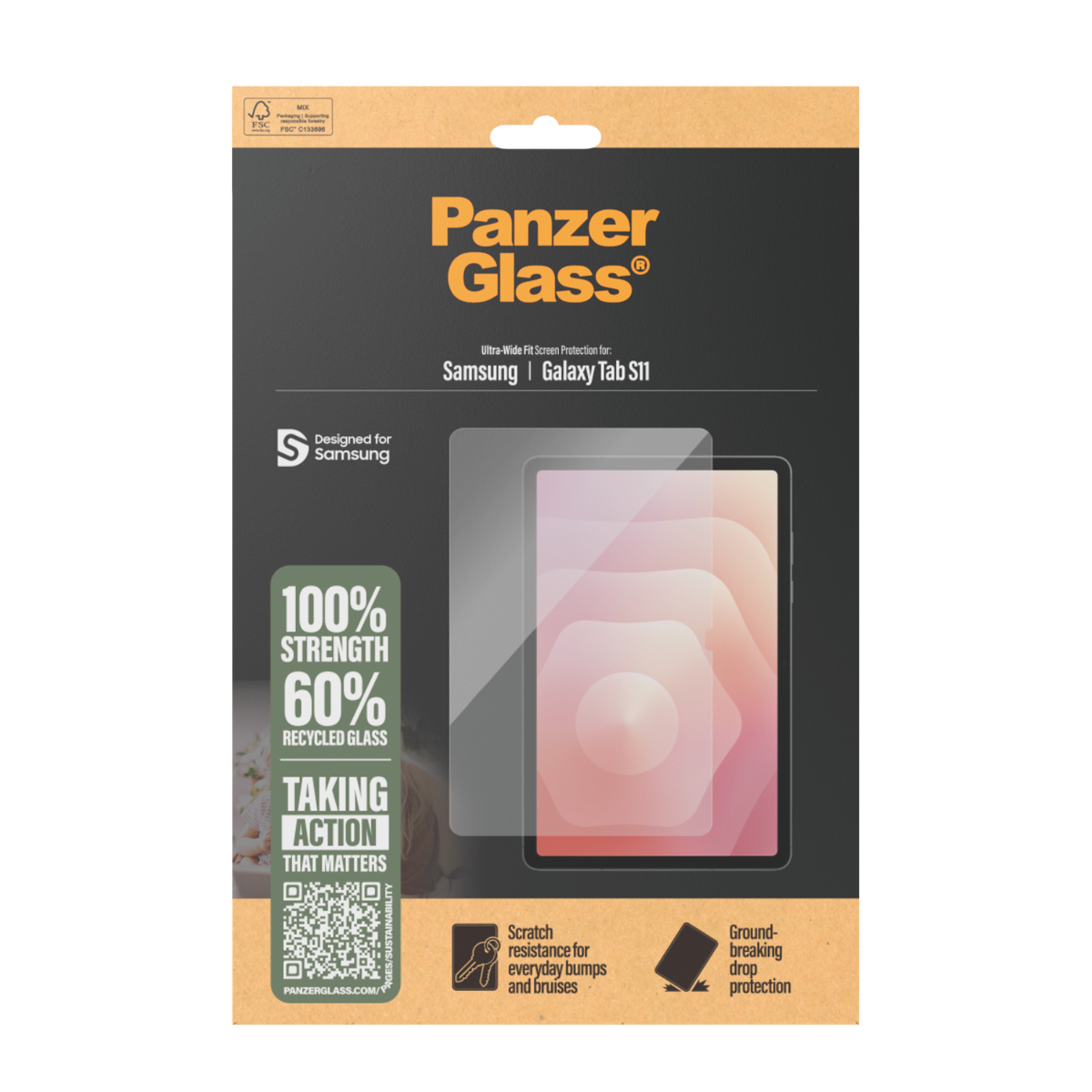 PanzerGlass Displayschutz Samsung Galaxy Tab S11 Ultra-Wide Fit Transparent