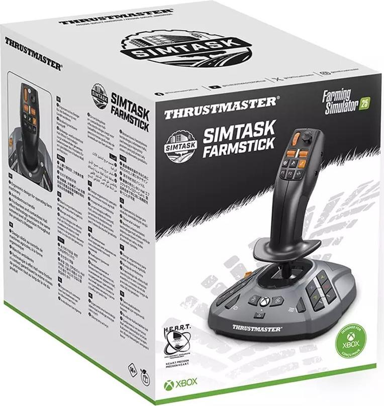 Thrustmaster SimTask FarmStick X Multifunktionaler Joystick Kabelgebunden Schwarz, Grau