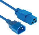 ACT Powercord C14 - C21 IEC60320 blue 1 m (AK5380)