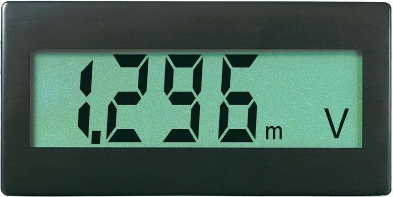 Voltcraft DVM230G Digitales Einbaumessgerät, Panel-Meter Einbaumaße 45 x 22 mm (DVM230G)