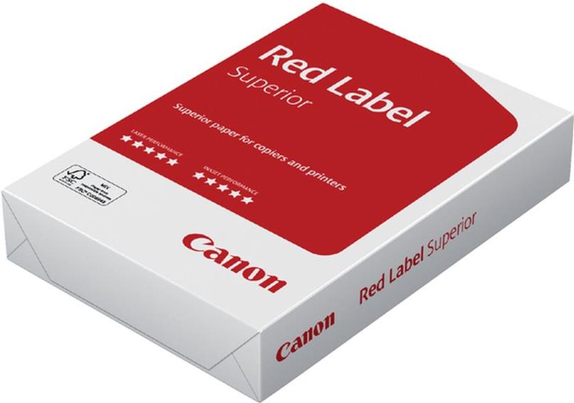 Canon Red Label Superior FSC. Empfohlene Nutzung: Laser-/Inkjet-Druck, Papiergröße: A4 (210x297 mm), Blätter pro Packung: 250 Blätter (99803453)