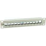 Equip Patchpanel 12x RJ45 Cat6A 10" FTP 1HE Premium hellgrau (769330)