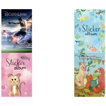 AVERY Zweckform ZDesign KIDS Stickeralbum "Dino", DIN A5 16 Blanko-Seiten, Papier, silikoniert zum Einkleben und - 1 Stück (57793)