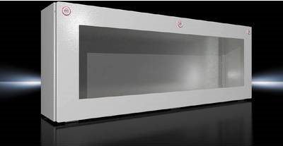 Rittal KX 1613.000 Installations-Gehäuse, Wand-Gehäuse 400 x 160 x 500 Stahlblech Lichtgrau (RAL 7035) 1 St. (1613000) (geöffnet)