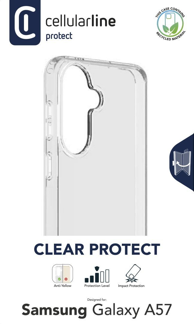 Cellularline Clear Strong Case für Samsung Galaxy A57 5G 6,7" Transparent