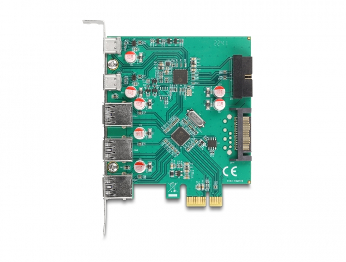 Delock 90109 Schnittstellenadapter PCIe 2.0 5 Gbps Mehrfarbig