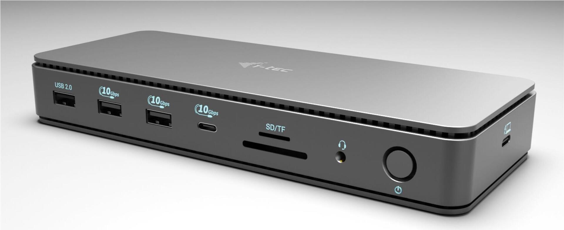 i-tec Thunderbolt 4 Dual DisplayPort Docking Station PRO Power Delivery 92 W Schwarz