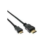 Inline Mini HDMI auf HDMI Kabel High Speed 2m - black (17462P)
