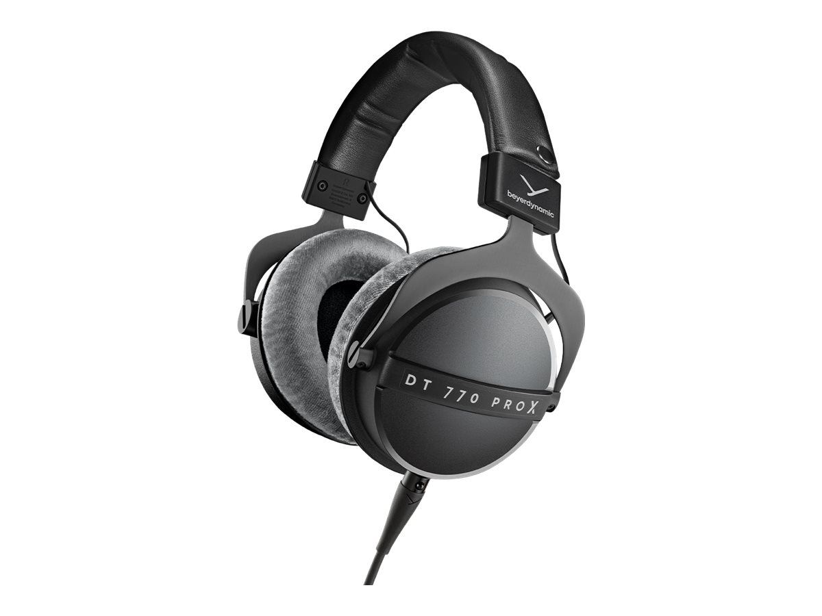 Beyerdynamic DT 770 PRO X – Geschlossener Studio-Kopfhörer (ohrumschließend) – 48 Ohm – 5–40000 Hz – Abnehmbares Kabel – Schwarz