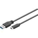 Wentronic Goobay USB 3.0 SuperSpeed Kabel > USB-C™, 1 m - USB 3.0-Stecker (Typ A) > USB-C™ Stecker (67890)