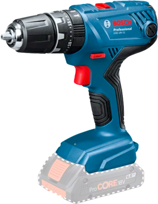 Bosch GSB 18V-21 Professional - Schlagbohrmaschine/Schraubendrehereinsatz - schnurlos - 2 Geschwindigkeiten - Bohrfutterschlüssel 13 mm - 55 N·m - ohne Batterie - 18 V